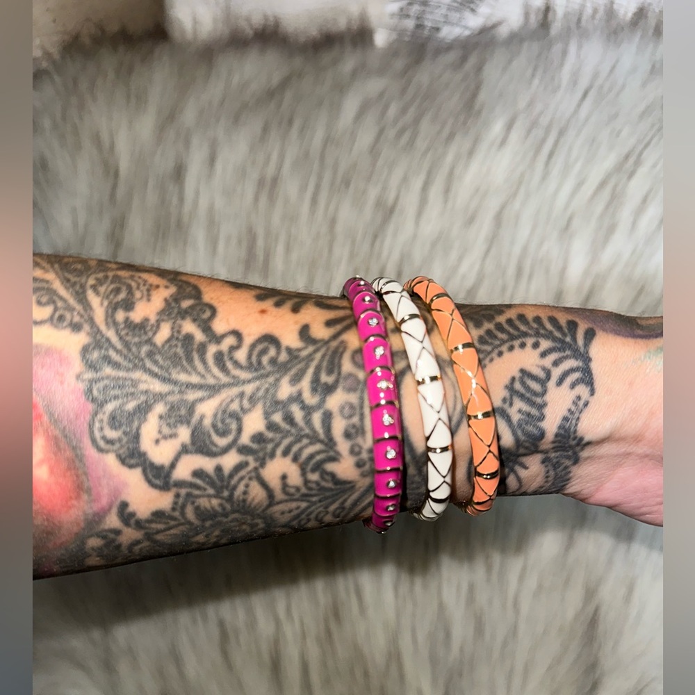 Nwot Nordstrom Sequin Custom Bangle Bundle Set - image 5